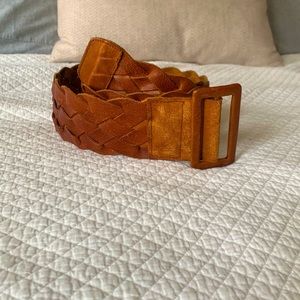 Braided Leather Belt